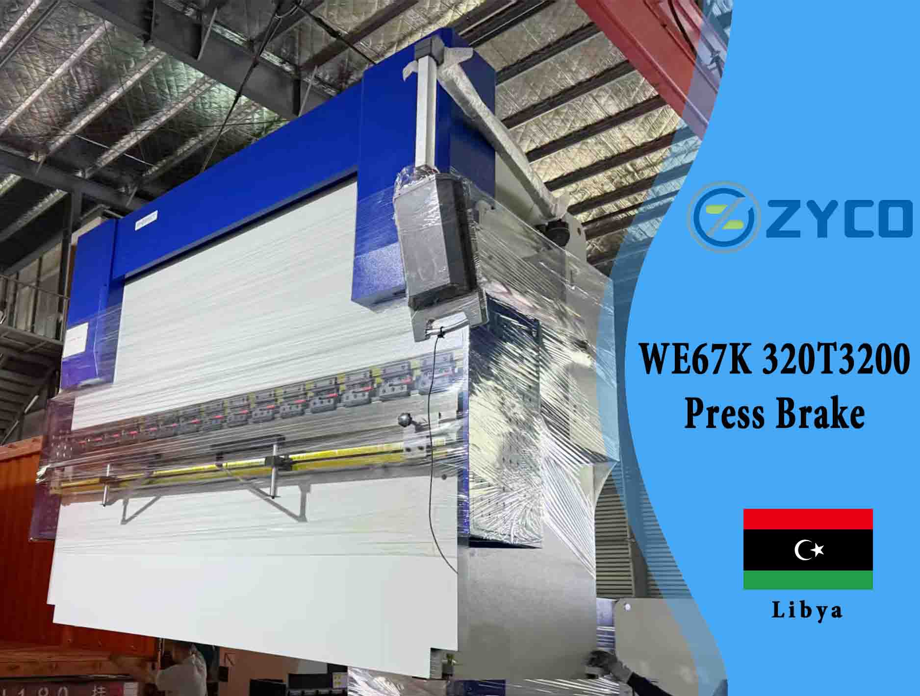 Libya-WE67K 320T 3200 Sıradan hidrolik plaka Pres Freni