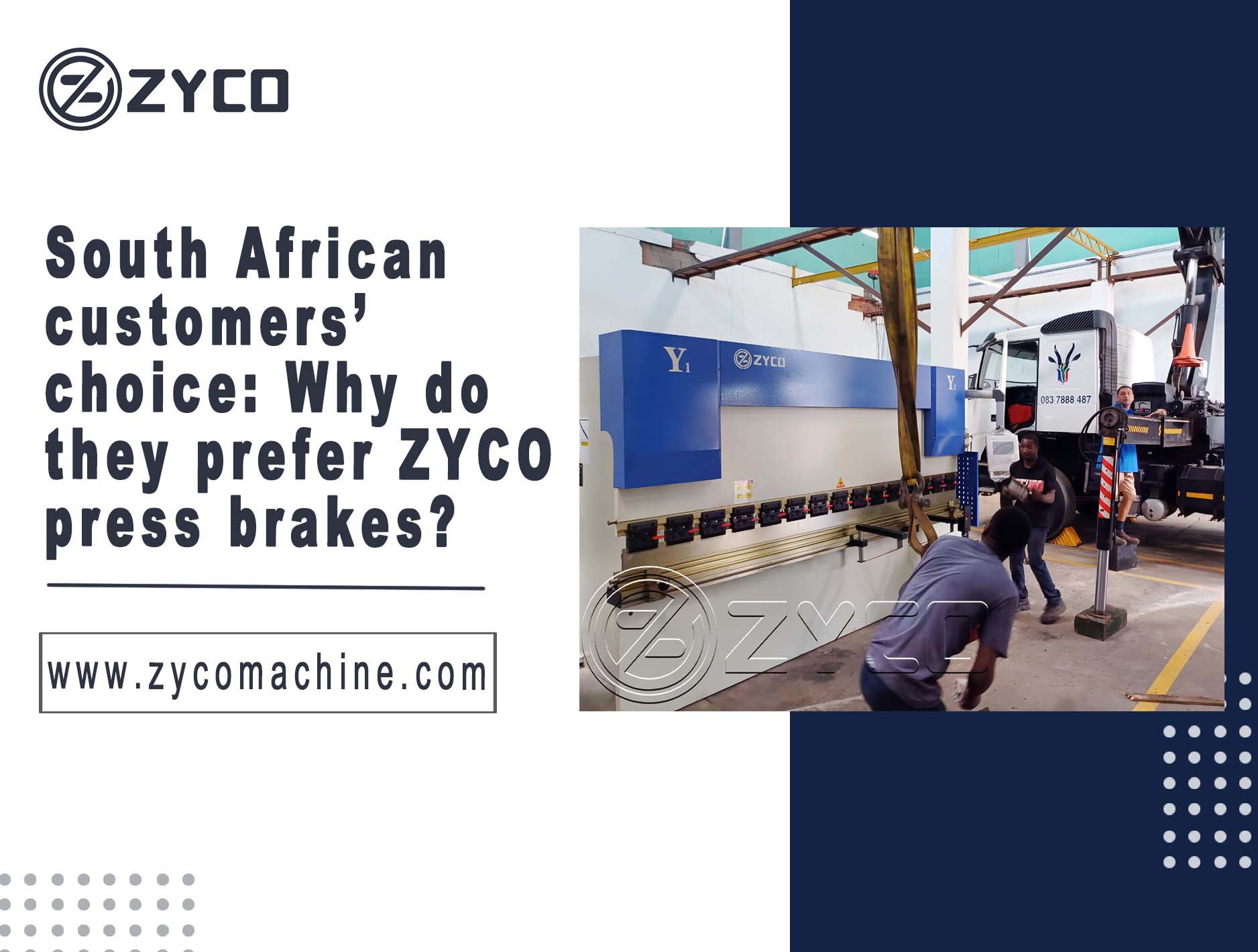 Güney Afrikalı müşterilerin tercihi: Neden ZYCO abkant preslerini tercih ediyorlar?