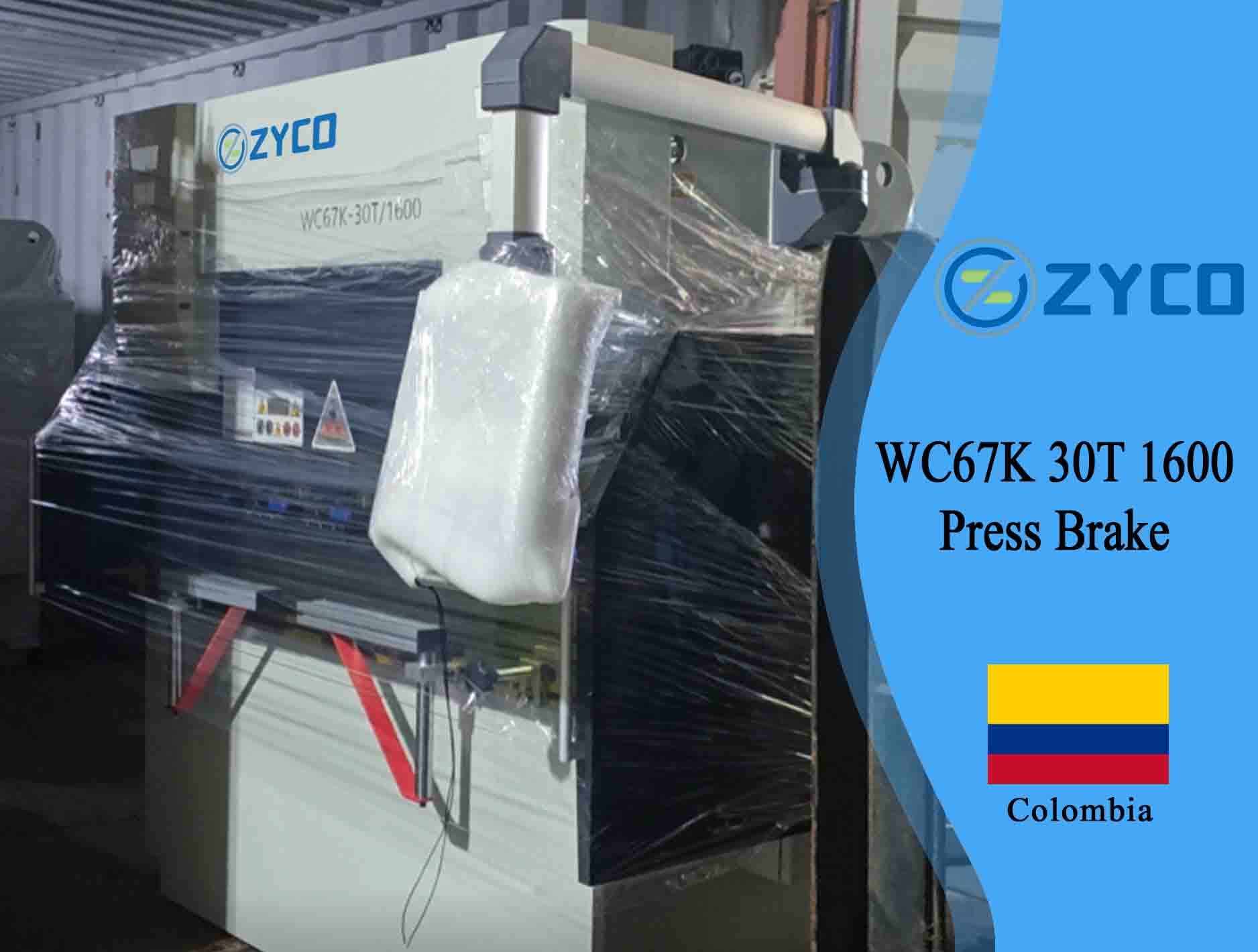 Colombia-WC67K  Press Brake sheet metal bending machine